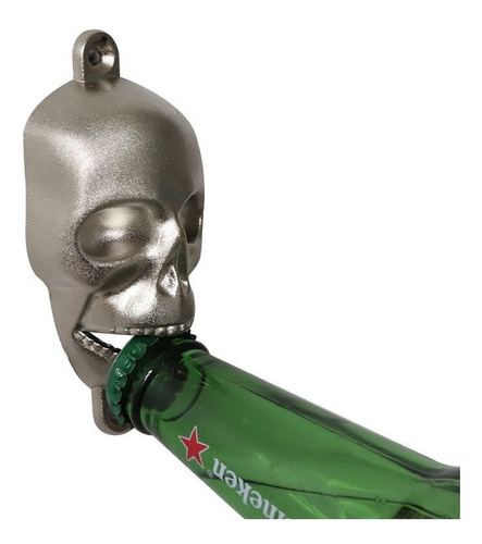 Destapador De Botella, Con Forma De Calavera