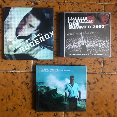 Robbie Williams Cd Greatest Hits Y Live Precio  X 5 Cds