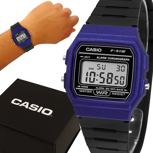 Reloj casio morado y azul sale