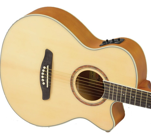 Imagem 6 de 10 de Violão Strinberg Berlin Be30c Elétrico C/ Afinador Natural