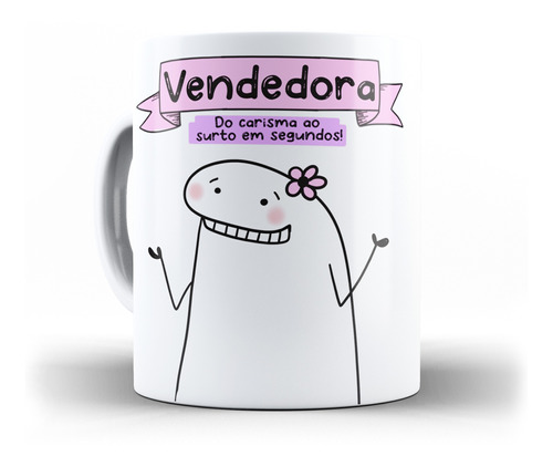 Caneca Flork Profissões Vendedora