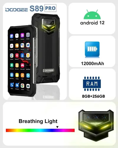 Doogee S89 Pro · Desbloqueador 65 W 8 Gb+ 256 Rapid Charge