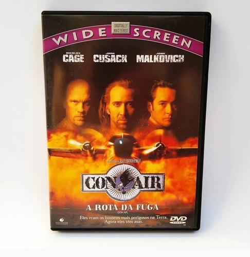 Dvd Con Air - Rota Da Fuga - John Malkovich - Lacrado