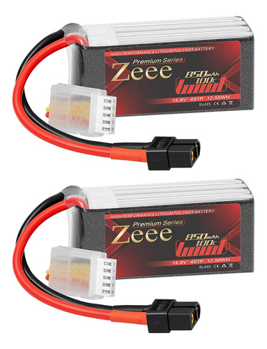 Zeee Serie Premium 4s Lipo Bateria 14.8v 100c 850mah Fpv Bat