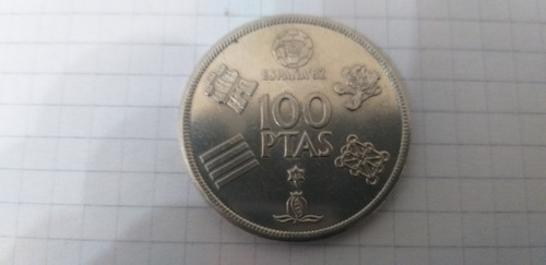 Moneda 1980 España 100 Pesetas.