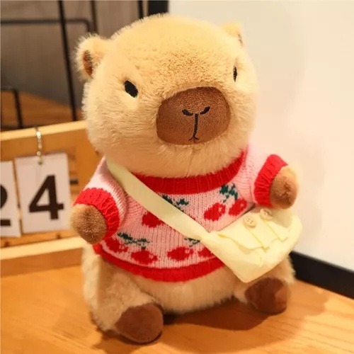 Peluche Capibara Animal Capybara Niños Con 7 Accesorios.sl1