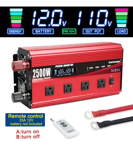 Inversor 12v A 110v 2500 Wts