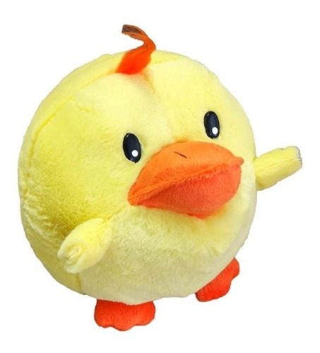 Imagen 1 de 1 de Pato De Peluche Bolita 18 Centimetros.