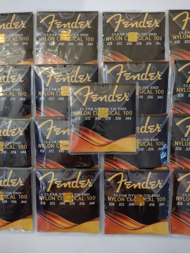 10 Pack Cuerds Fender Nylon Guitarra Clasica