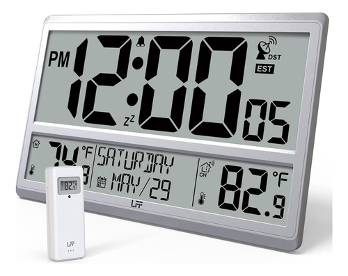Reloj De Pared Digital Atomico, Reloj De Es