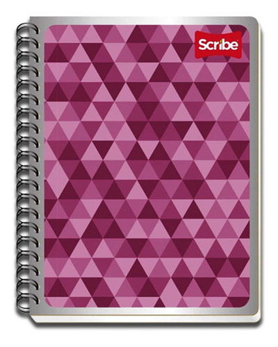 Pack C/5 Cuaderno Scribe Profesional Triangulos 100h 7mm