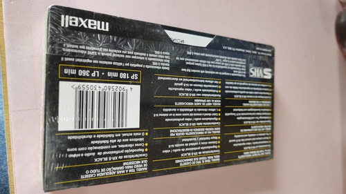 Video Cassette Virgen Maxell Xr-s Black 180 Super Vhs