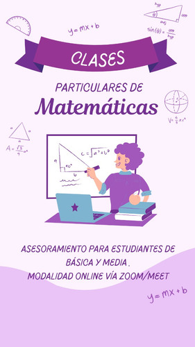 Clases De Matemáticas Para Estudiantes De Básica Y Media.