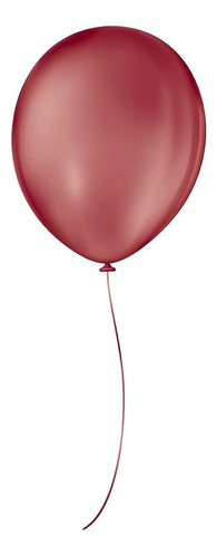 Balão De Festa Látex Liso - Cores - 8 Redondo 20cm - 50 Un. Cor Bord