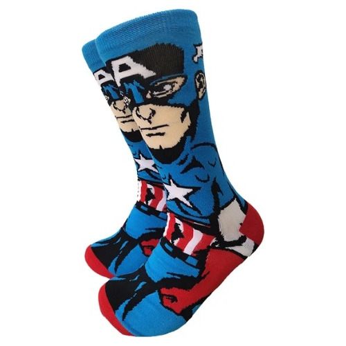 Medias Estampadas Personajes Super Heroes Marvel