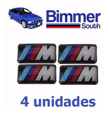 Mini Emblema Logo M Motor Sport Bmw Rodas / Volante / Painel