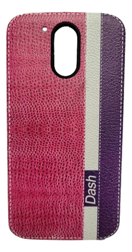 Fundas Protector Reforzadas Motorola G 4 Plus Rosa Chicle Geométrico