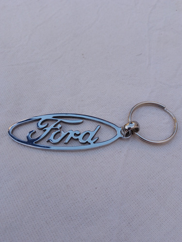 Llavero En Acero Ford Ovalo
