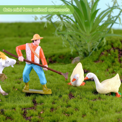 Mini Figuras De Animales De Granja, Juego De Figuras De Aves