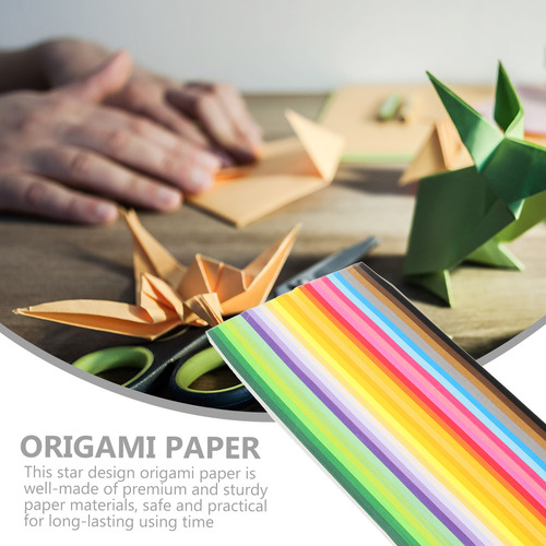 Papel De Origami Para Niños Hecho A Mano Con Forma De Estrel