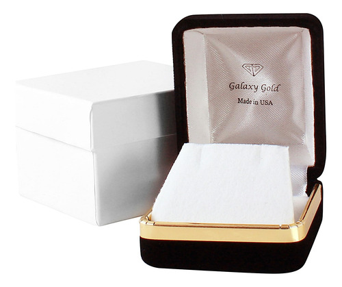 Collar De Oro Macizo Galaxy Gold Gg De 10,75 Quilates, 14 K