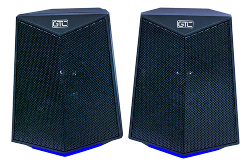 Parlante Gtc Spg-131 Portatil Bluetooth 5.0 Led Azul 3w X 2