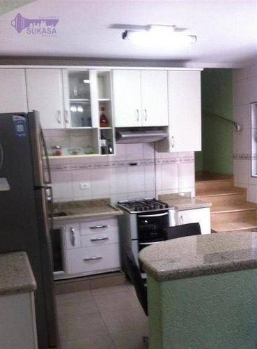 Imagem 4 de 18 de Sobrado Com 3 Dormitórios À Venda, 218 M² Por R$ 596.000 - Vila Palmares - Santo André/sp - So0558