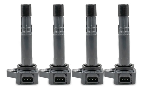 Kit Com 4 Bobinas Ignição Honda Civic 1.7 16v 2001 Até 2006