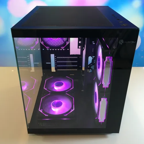 驚きの価格 Gamer Pc Gabinete Aquario Fonte Sem Rgb Fans 7 Tower Mini その他