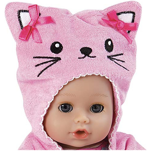 Adora Bathtime Kitty, Muñeca Lavable De 13 Pulgadas Con Ojos