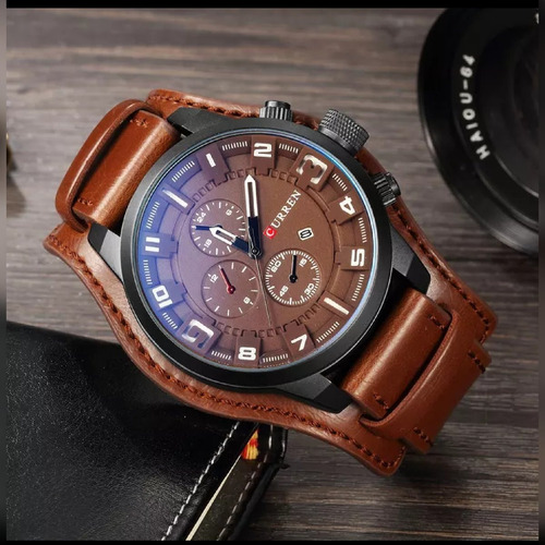 Relógio Curren 8225 Masculino Promoção (c/nf).