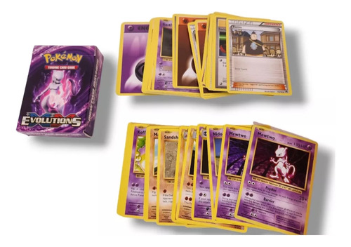 Mazo Pokémon Mewtwo Evolutions Foliado En Inglés