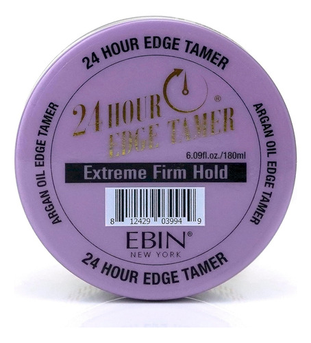 Gel Fixação Cabelo Ebin Edge Tamer E.f Hold 24-hr 180ml