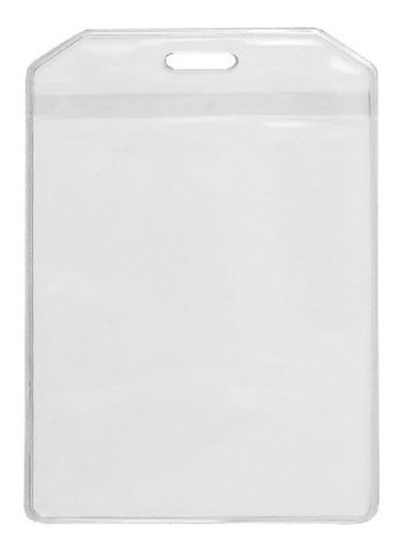Imagen 1 de 1 de Porta-credencial Pvc Clear, 10 X 6.7 Cm, 50 Unds