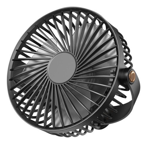 Miniventilador Portátil De 5 Velocidades Con Luz Nocturna De