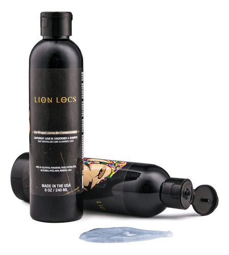 Lion Locs Champú Y Acondicionador Para Rastas, Gemelas, Ce.