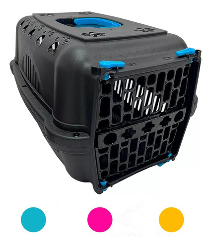 Transportadora Black N°1 H.3kg Perros/gatos Chicos Durapet´s