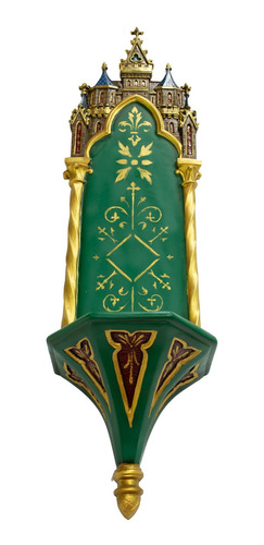 Imagem 2 de 5 de Oratório Peanha Castelo Gótico 90cm Verde