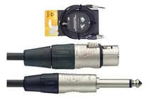 Comprar Cable Canon Plug 6 Metros Profesional Stagg Canon Hembra