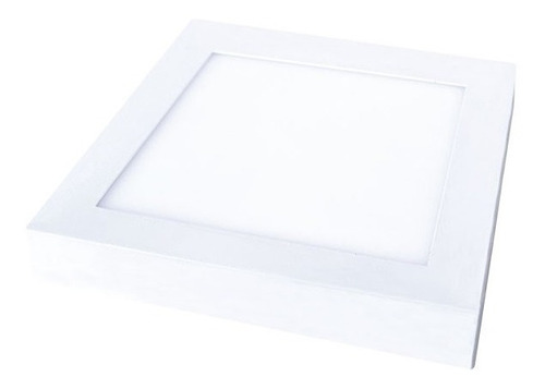 Panel Luminaria Led De Aplicar Cuadrado Tbcin Luz Día 20w