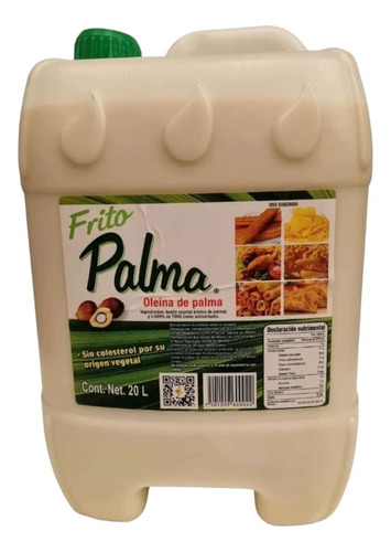 Aceite Oleina De Palma Especial Pera Freidoras Bidon 20 Lit 