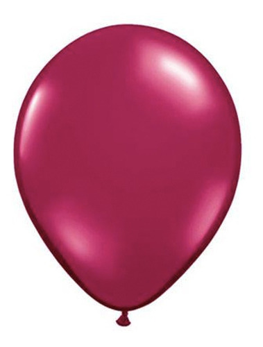 Balão Qualatex Sensacional Cintilante 12 Polegadas 15und Cor Vinho