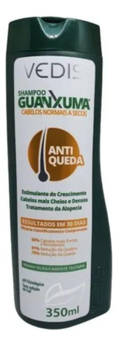 Shampoo Anti Queda Guanxuma Normais A Secos 350ml