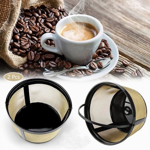 Filtro Canasta Para Cafetera 10 A 12 Tazas,2 Piezas