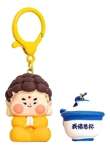Yo Keychains De Buda Costilla De Cadena Clave Costilla De