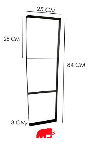 Mensula Soporte De Hierro Para Alacenas Cocina 3 Estantes