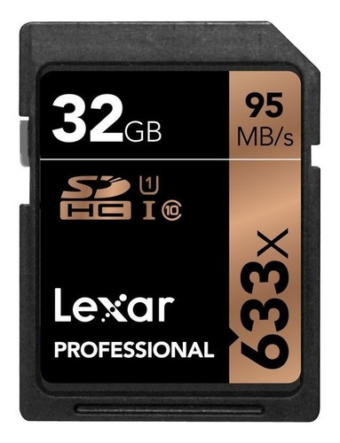 Cartão De Memória Lexar Sdhc 633x P/ Foto Vídeo 95mb/s 32gb