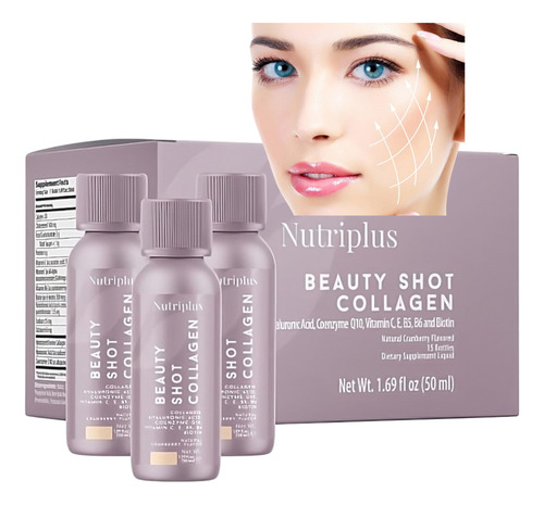 Bebida De Arándano Con Colágeno Farmasi 15 Shots Nutriplus