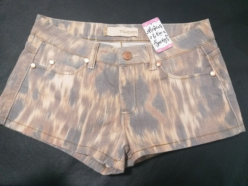 Short Tucci Nuevo Talle Xs Mide 36cm De Frente Envió Gratis