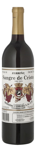 Pack De 4 Vino Tinto Sangre De Cristo 750 Ml